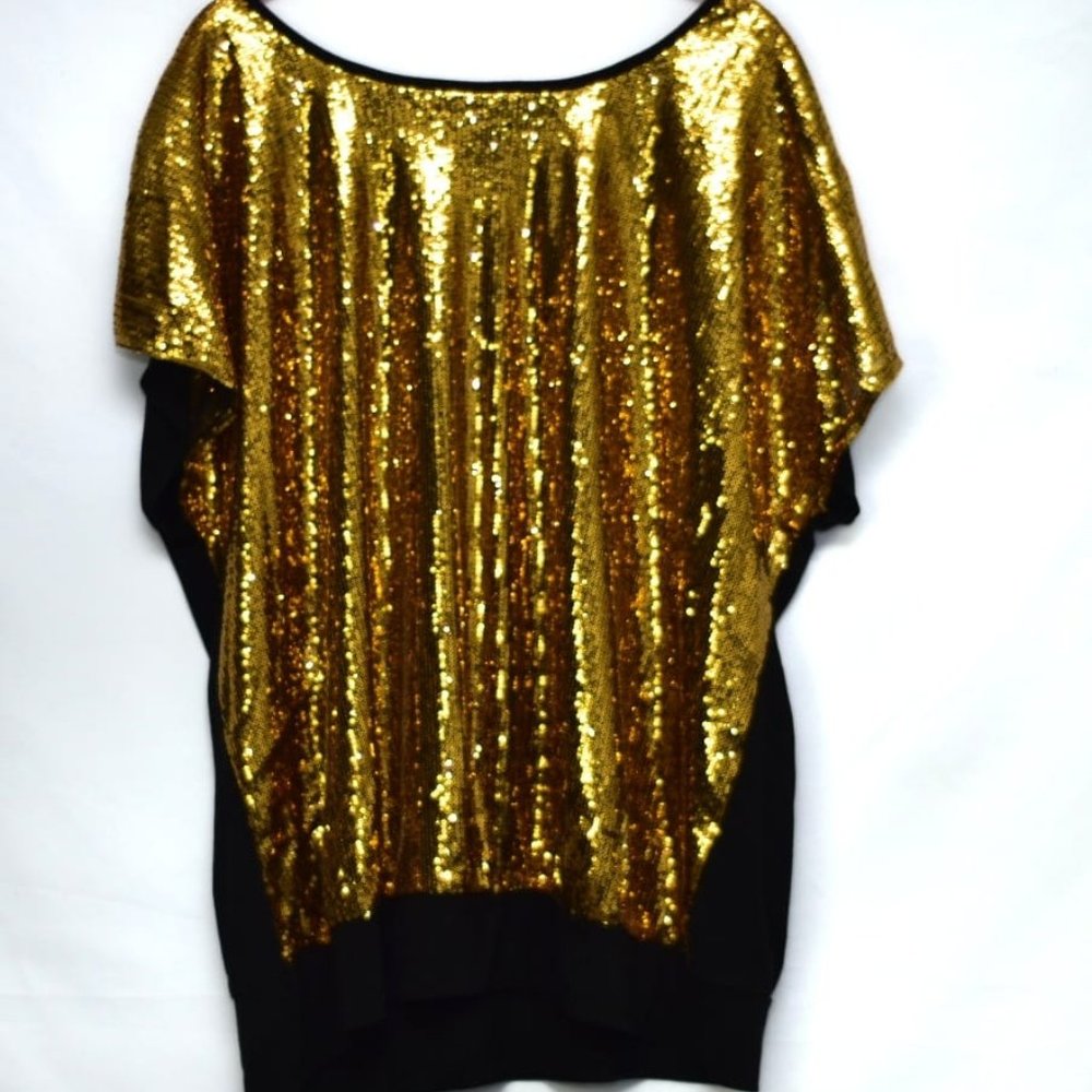 WOMEN'S GOLD BLOUSE, 3X
